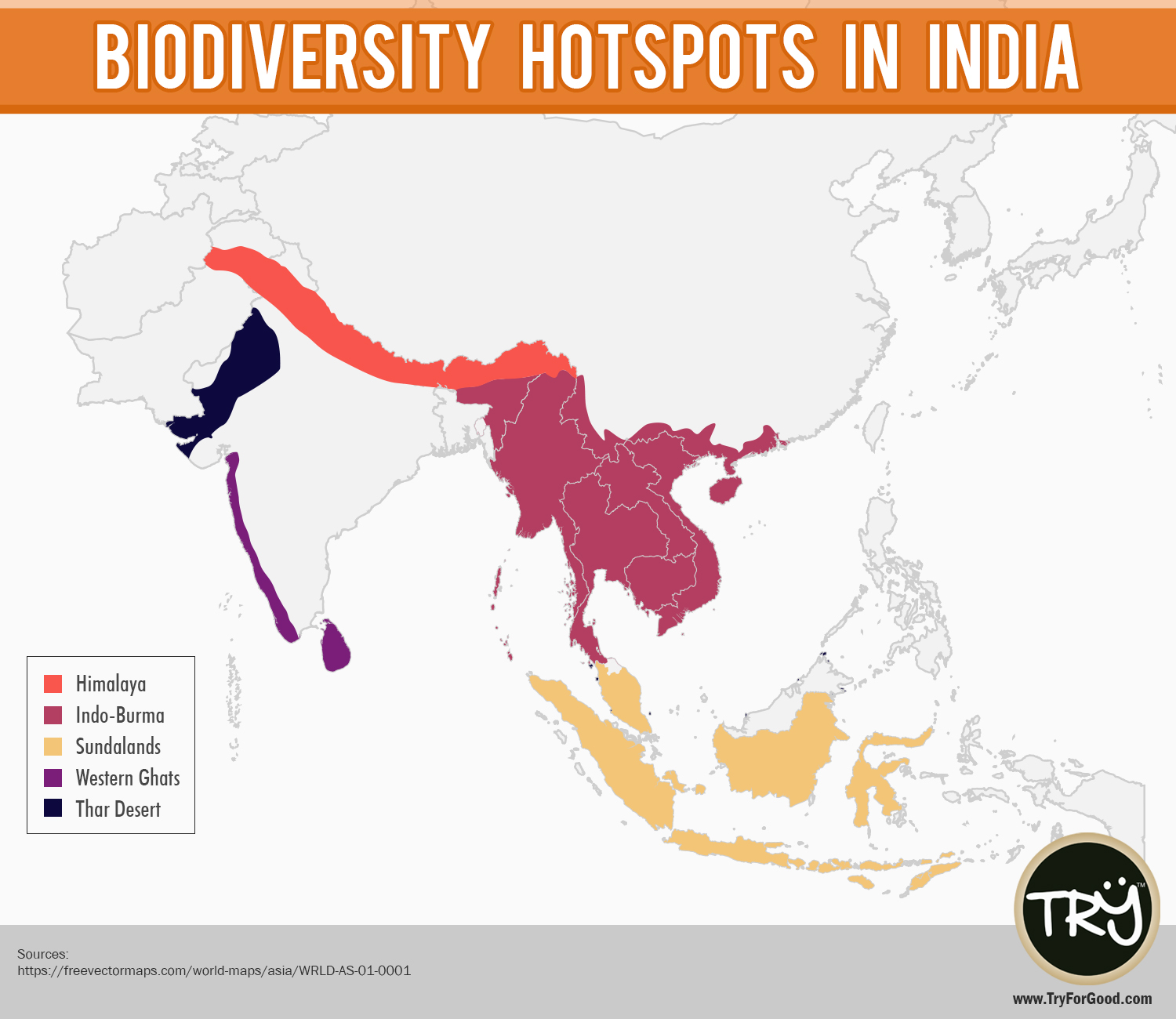 Biodiversity Hotspots In India TRY For Good